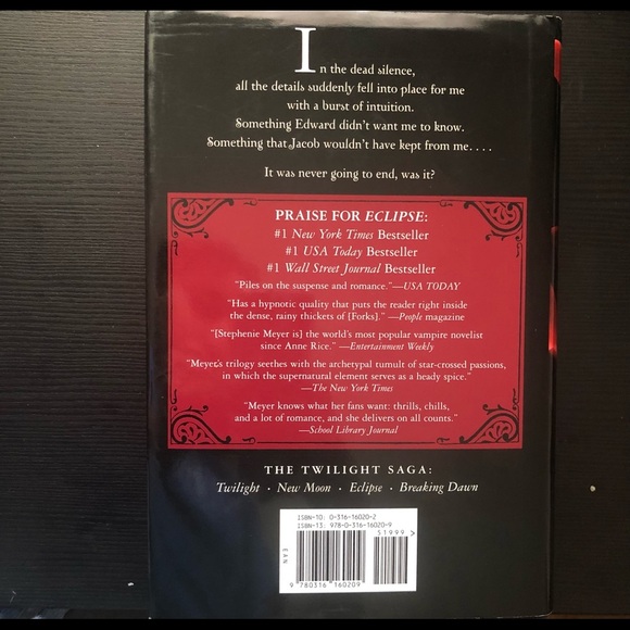 Eclipse by Stephanie Meyer (Hardcover) - Picture 3 of 3